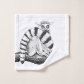Lemurtekening Bad Handdoek (Wasdoekje)