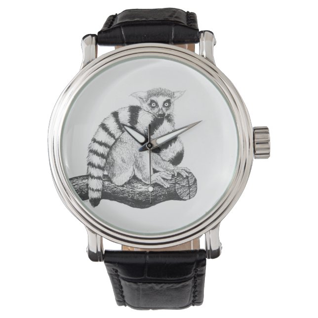 Lemurtekening Horloge (Voorkant)