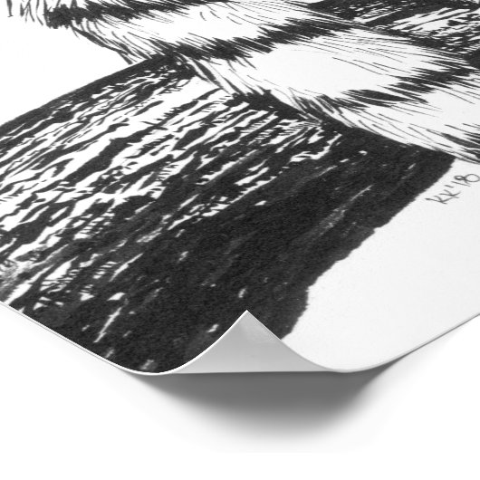 Lemurtekening Poster (Hoek)