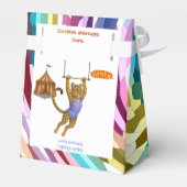 Lena leopard trapeze artist bedankdoosjes (Achterkant)