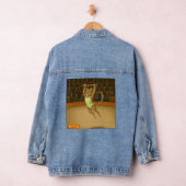 Lena luipaard trapezekunstenaar denim jacket (Hangar)