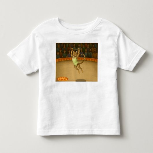 Lena luipaard trapezekunstenaar kinder shirts (Voorkant)