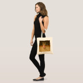 Lena luipaard trapezekunstenaar tote bag (Voorkant (model))