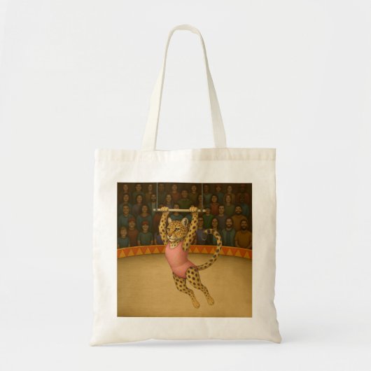 Lena luipaard trapezekunstenaar tote bag (Voorkant)