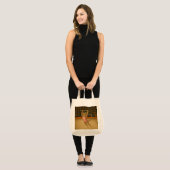 Lena luipaard trapezekunstenaar tote bag (Voorkant (model))