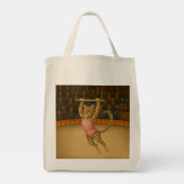 Lena luipaard trapezekunstenaar tote bag (Achterkant)