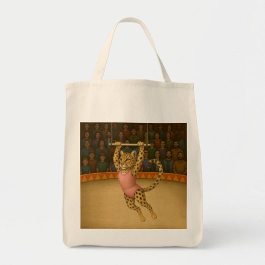 Lena luipaard trapezekunstenaar tote bag (Voorkant)