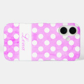 Lena - Sjabloon voor jouw naam, Striking Worn Pink Case-Mate iPhone Case (Achterkant (horizontaal))