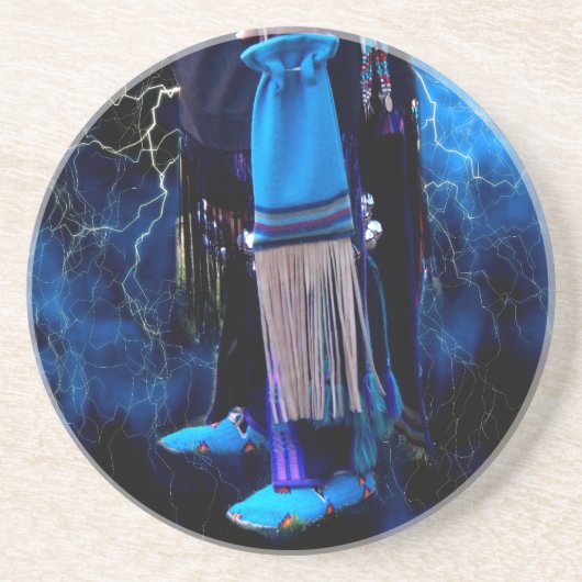 Lenape-Onderzetters Zandsteen Onderzetter (Voorkant)