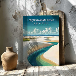 Lençóis Maranhenses Brazilië Reis Canvas Print Kun