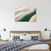 Lençóis Maranhenses The Teal Oasis Spiritual art Canvas Afdruk (Insitu (Slaapkamer))