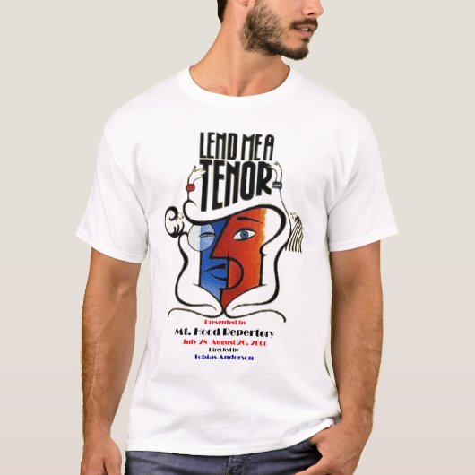LEND ME EEN TENOR T-SHIRT (Voorkant)