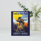 Lend terwijl ze vechten ~ Koop meer vrijheidsoblig Briefkaart (Staand voorkant)