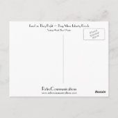 Lend terwijl ze vechten ~ Koop meer vrijheidsoblig Briefkaart (Achterkant)