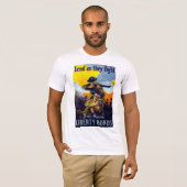 Lend terwijl ze vechten ~ Koop meer vrijheidsoblig T-shirt (Voorkant volledig)