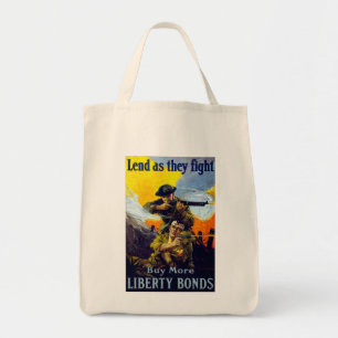 Lend terwijl ze vechten ~ Koop meer vrijheidsoblig Tote Bag