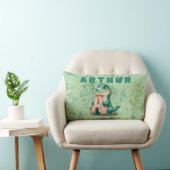 Lendenkussen – Jungle Alligator – Aangepaste naam Kussen (Stoel)