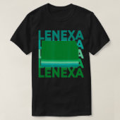 Lenea Kansas Green Repeat KS City T-shirt (Design voorkant)