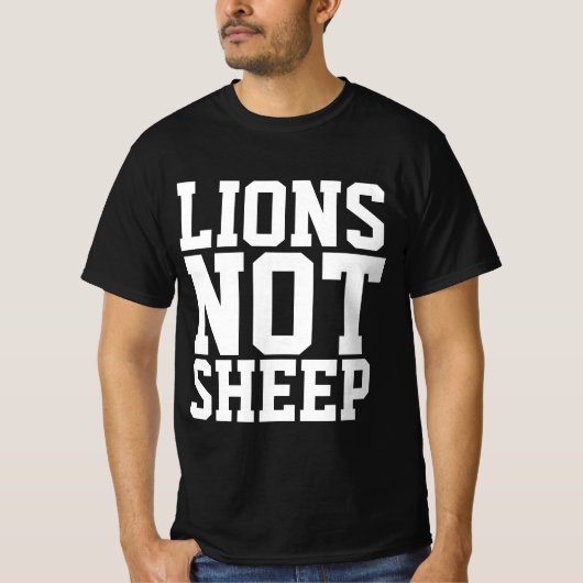 LENEN DIE T-SHIRS NIET SCHEPEN T-SHIRT (Voorkant)