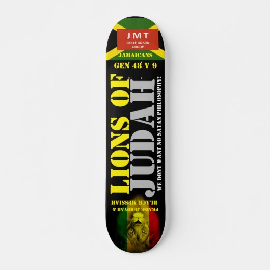 LENEN VAN JUDAH JMT Skateboard, 7¾" Deck Persoonlijk Skateboard (Voorkant)