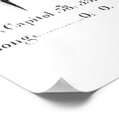 L'Enfant's Plan in Washington Poster (Hoek)