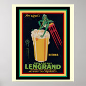 Lengrand Brasserie  Frans Poster 16 x 20 (Voorkant)