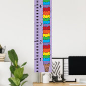 Lengte Maatstok voor Meisjes | Mijn Groeimeter Poster (Thuiskantoor)