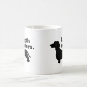 "Lengte telt." (Dachshund) Koffiemok (Center)