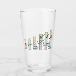 Lengte van heersers humoristische voorkeuren glas