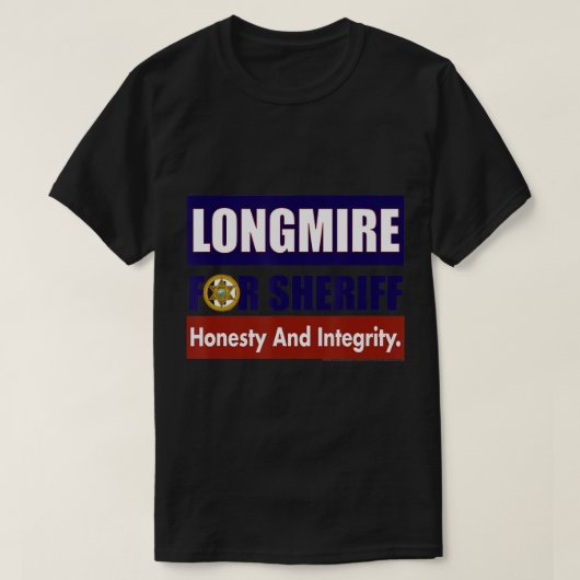 Lengtegraad voor Sheriff T Shirt T-Shirt (Design voorkant)