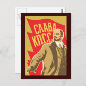 Lenin Briefkaart (Voorkant / Achterkant)