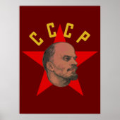 Lenin CCCP-Poster Poster (Voorkant)