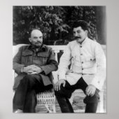 Lenin en Joseph Stalin - Gorki - 1922 Poster (Voorkant)