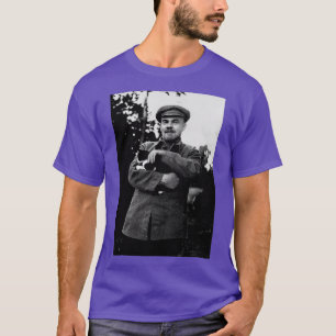 Lenin en kat t-shirt