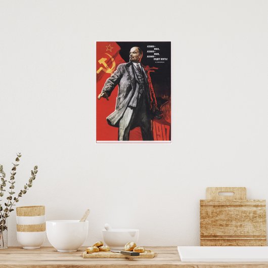 Lenin Forever Poster (Keuken)