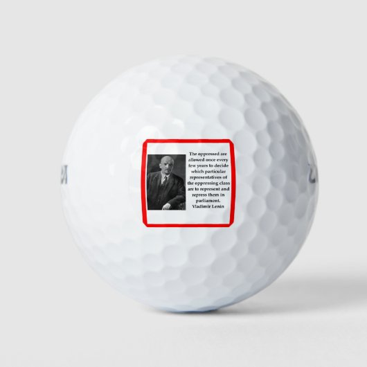 lenin golfballen (Voorkant)