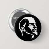 Lenin Hoofd Ronde Button 5,7 Cm (Voorkant /achterkant)