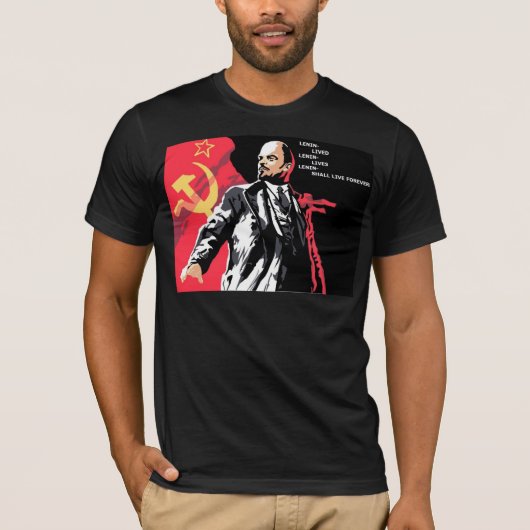 "Lenin leeft!" T-shirt (Voorkant)