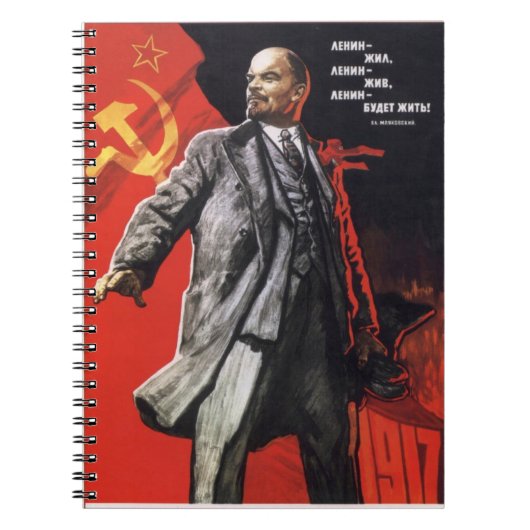 Lenin Lives-laptop Notitieboek (Voorkant)