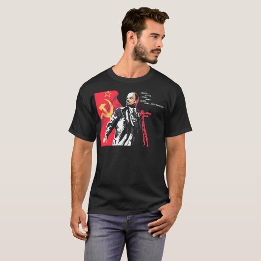 Lenin Lives. T-shirt (Voorkant volledig)