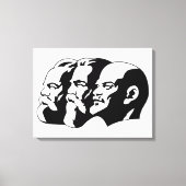 Lenin, Marx, Engels, Soviet Union, Communism Canvas Afdruk (Voorkant)
