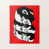 Lenin, Marx, Engels, Sovjet-Unie, Communisme Legpuzzel (Verticaal)