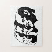 Lenin, Marx, Engels, Sovjet-Unie, Communisme Legpuzzel (Verticaal)