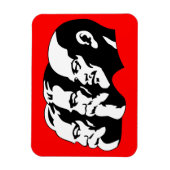 Lenin, Marx, Engels, Sovjet-Unie, Communisme Magneet (Verticaal)