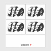 Lenin, Marx, Engels, Sovjet-Unie, Communisme Sticker (Vel)
