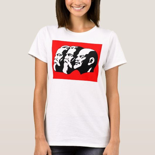 Lenin, Marx, Engels, Sovjet-Unie, Communisme T-shirt (Voorkant)