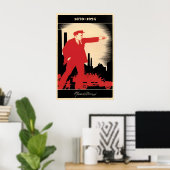 Lenin Memorial Soviet Propaganda Poster - CCCP (Thuiskantoor)