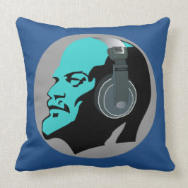 LENIN MET Sierkussen VOOR HOOFDTELEFONEN (BLAUW ON