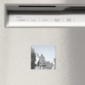 Lenin Monument Schets Magneet (Insitu (Vaatwasser))