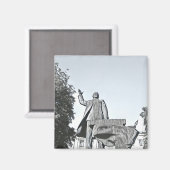 Lenin Monument Sketch Magnet (Voorkant / Achterkant)